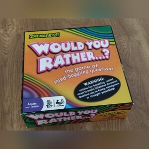 Zobmondo Would You Rather Game